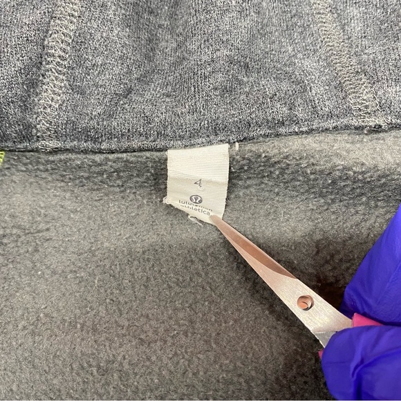 Lululemon Scuba Lime Green Zip Hoodie Y2K Women’s 4 - Picture 2 of 6